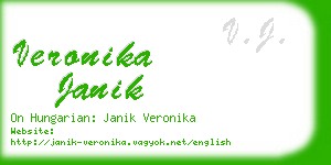 veronika janik business card